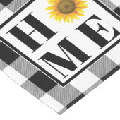 バッファローチェックひまわり"ホーム" ショートテーブルランナー (コーナー)