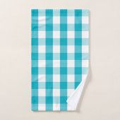 バッファローチェックスキューバブルーバスタオルセット バスタオルセット (ハンドタオル)