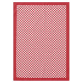 バッファローチェックテーブルクロス居心地の良いレッドホワイトダイニング テーブルクロス (正面)