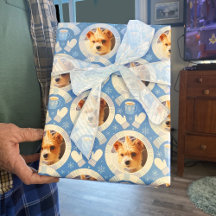 バッファローチェックドットクリスマススカーフ写真