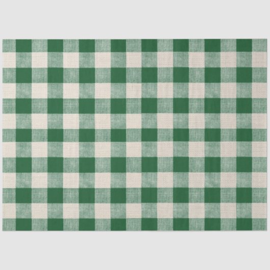 バッファローチェックニュートラル&グリーンデクページ紙 薄葉紙 (正面)