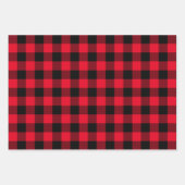バッファローチェックパターン装飾用クッション ラッピングペーパーシート (正面3)