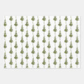 バッファローチェックブルムース ラッピングペーパーシート (正面3)