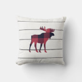 バッファローチェックムースウィルダネスキャビン装飾用クッション クッション (正面)