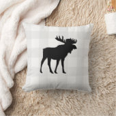 バッファローチェックムースウィルダネスキャビン装飾用クッション クッション (ブランケット)