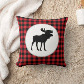 バッファローチェックムースウィルダネスキャビン装飾用クッション クッション (ブランケット)