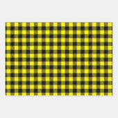 バッファローチェックラッピング紙シート ラッピングペーパーシート (正面)