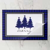 バッファローチェック松 ペーパーパッド (折り畳み)