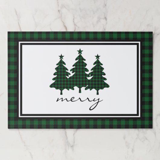 バッファローチェック松 ペーパーパッド (正面)