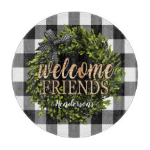 バッファローチェック白黒ボクウッドリース