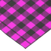 バッファローチェック紫の格子模様 テーブルクロス (アングル)