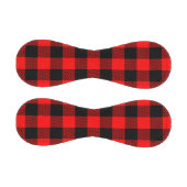 バッファローチェック赤と黒のランバージャックプレイドデコール 野球ボール (パネル)