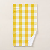 バッファローチェック – イエローマスタードバスタオルセット バスタオルセット (ハンドタオル)