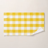 バッファローチェック – イエローマスタードバスタオルセット バスタオルセット (ハンドタオル)