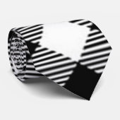 バッファローチェック、白黒 ネクタイ (ロール)