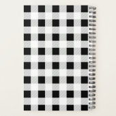 バッファローチェック |白黒 プランナー手帳 (裏面)