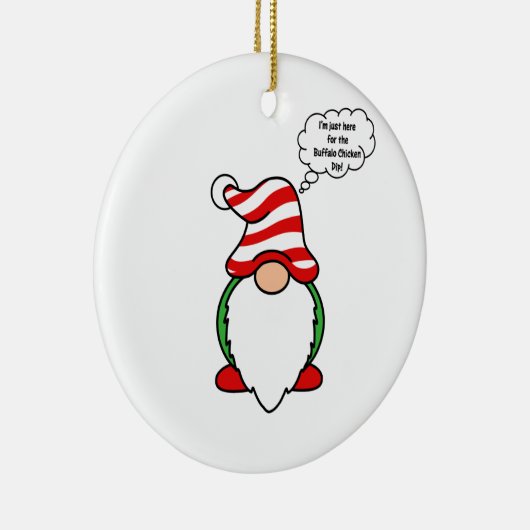 バッファローチキンディップ格言 セラミックオーナメント (右)