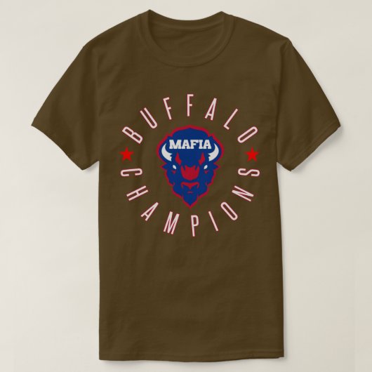 バッファローチャンピオン Tシャツ (デザイン正面)