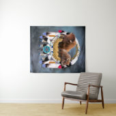 バッファロードリームキャッチャー タペストリー (インサイチュ(横))