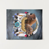 バッファロードリームキャッチャー タペストリー (正面(横))