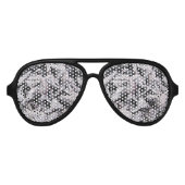 バッファローナッツ – 水仙 アビエーターサングラス (正面)