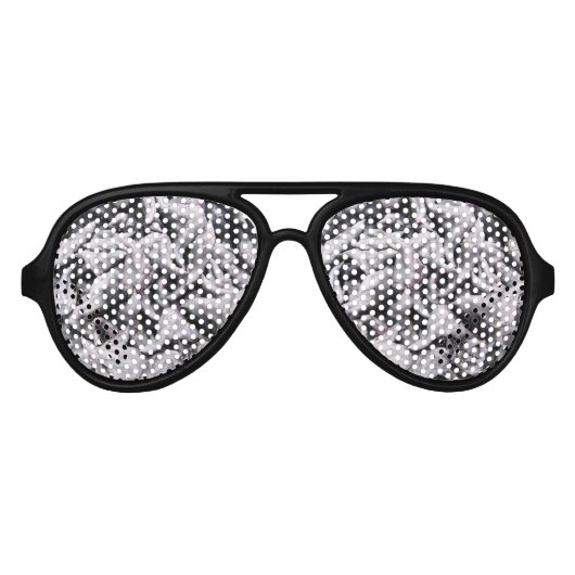 バッファローナッツ – 水仙 アビエーターサングラス (正面)