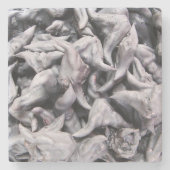 バッファローナッツ – 水仙 ストーンコースター (正面)