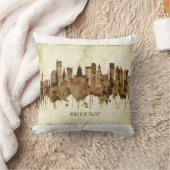 バッファローニューヨークの街並 クッション (ブランケット)