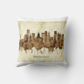 バッファローニューヨークの街並 クッション (裏面)