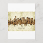 バッファローニューヨークの街並 シーズンポストカード (正面)