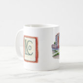 バッファローニューヨークを造るLarkin@Exchange コーヒーマグカップ (正面左)