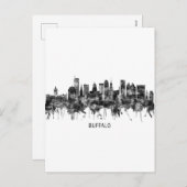 バッファローニューヨークスカイラインBW シーズンポストカード (正面/裏面)