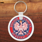 バッファローニューヨークポーランド キーホルダー (正面)