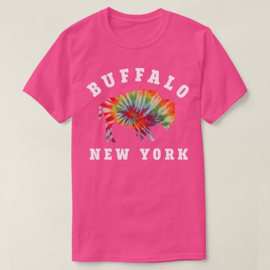 バッファローニューヨーク絞り染め Tシャツ (デザイン正面)