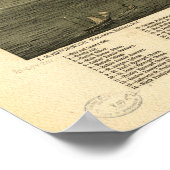 バッファローニューヨーク1880アンティークパノラママップ ポスター (角)