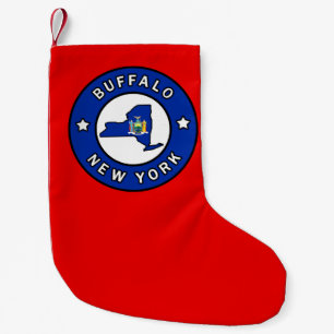 バッファローニューヨーク スモールクリスマスストッキング