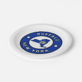 バッファローニューヨーク ペーパープレート (アングル)