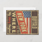 バッファローニューヨーク ポストカード (正面/裏面)