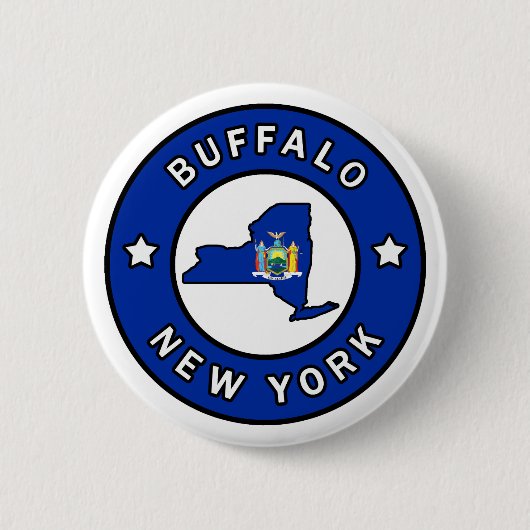 バッファローニューヨーク 缶バッジ (正面)