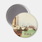 バッファローハーバーヴィンテージマグネット マグネット (正面/裏面)