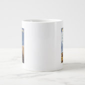 バッファローバイオールド·フレイド·ヴィンテージ·トラベル·ポスター ジャンボコーヒーマグカップ (正面)