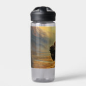 バッファローバイソンサンセットシルエット ウォーターボトル (正面)