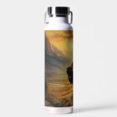 バッファローバイソンサンセットシルエット ウォーターボトル (正面)