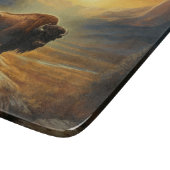 バッファローバイソンサンセットシルエット カッティングボード (角)