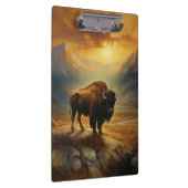 バッファローバイソンサンセットシルエット クリップボード (右)