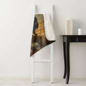 バッファローバイソンサンセットシルエット シェルパブランケット (インサイチュ)