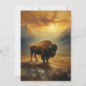 バッファローバイソンサンセットシルエット シーズンカード (正面)