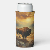 バッファローバイソンサンセットシルエット スリム缶クーラー (Seltzer正面)