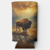 バッファローバイソンサンセットシルエット スリム缶クーラー (正面)