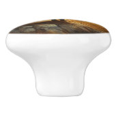 バッファローバイソンサンセットシルエット セラミックノブ (側面)